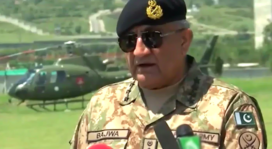آرمی چیف کا سوات میں سیلاب سے متاثرہ علاقوں کا دورہ، ریلیف آپریشن کا جائزہ