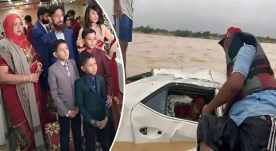 لنک روڈ پر ڈوبنے والی کار کے ڈرائیور کی لاش 12 روز بعد مل گئی