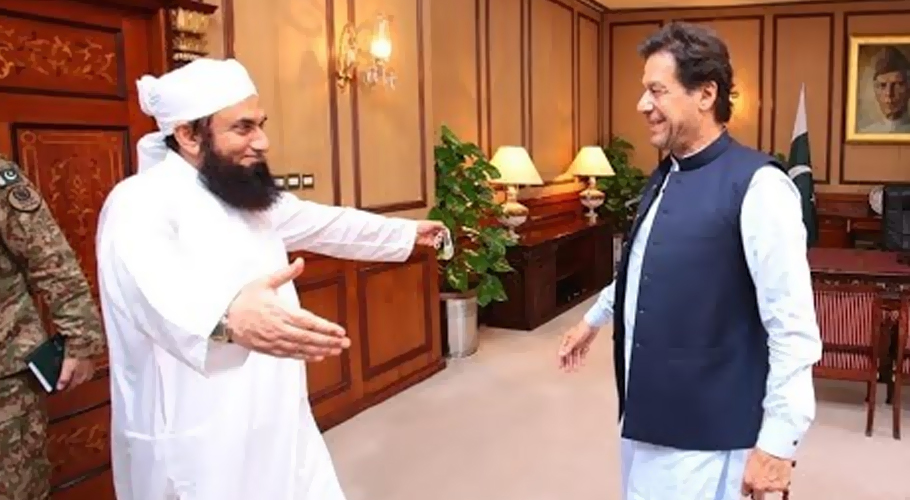 عمران خان سے ملنے مولانا طارق جمیل بنی گالہ پہنچ گئے