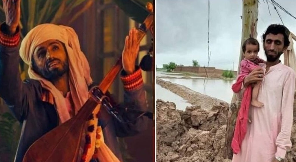 بلوچستان میں سیلاب، گلوکار وہاب علی بگٹی بھی گھر سے محروم، عوام کا اظہارِ افسوس