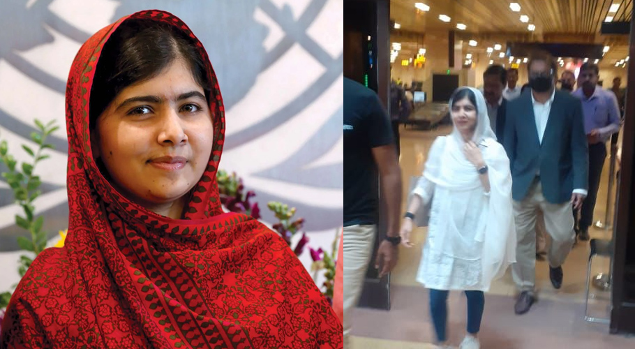 ملالہ یوسفزئی سیلاب زدہ علاقوں کے دورے کیلئے پاکستان پہنچ گئیں