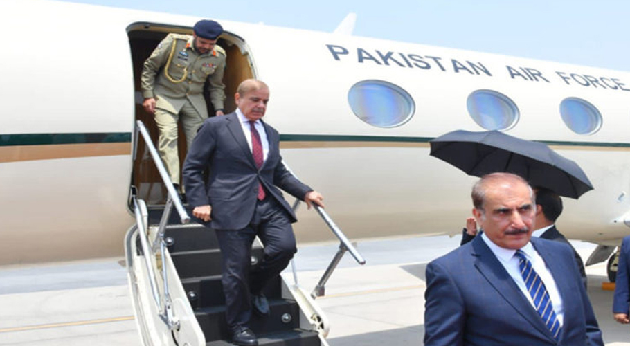 وزیر اعظم شہباز شریف لندن سے وطن واپس پہنچ گئے