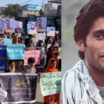 طالبِ علم رہنما شبیر بلوچ کی جبری گمشدگی کو6سال مکمل، حب میں عوام کا احتجاج
