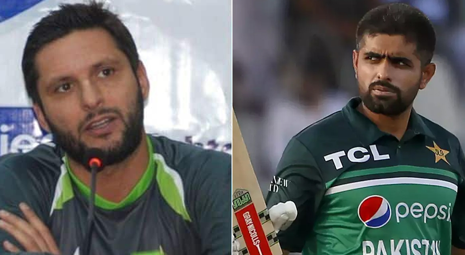 بابر اعظم کو کپتانی سے زیادہ بیٹنگ پر توجہ دینے کی ضرورت ہے، شاہد آفریدی