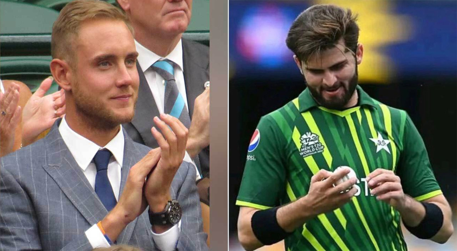 اسٹورٹ براڈ بھی شاہین آفریدی کی بہادری کے مداح ہوگئے
