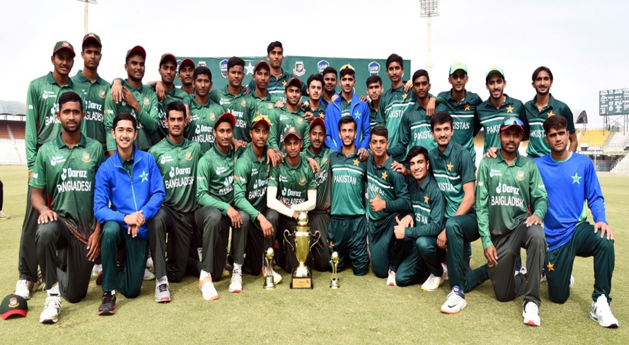 انڈر 19 کرکٹ، پاکستان نے دوسرے ٹی 20 میچ میں بنگلہ دیش کو شکست دیکر سیریز برابر کردی