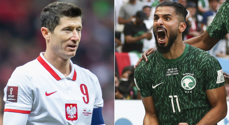 فیفا ورلڈکپ، سعودیہ عرب اپنا دوسرا میچ آج پولینڈ کیخلاف کھیلے گا