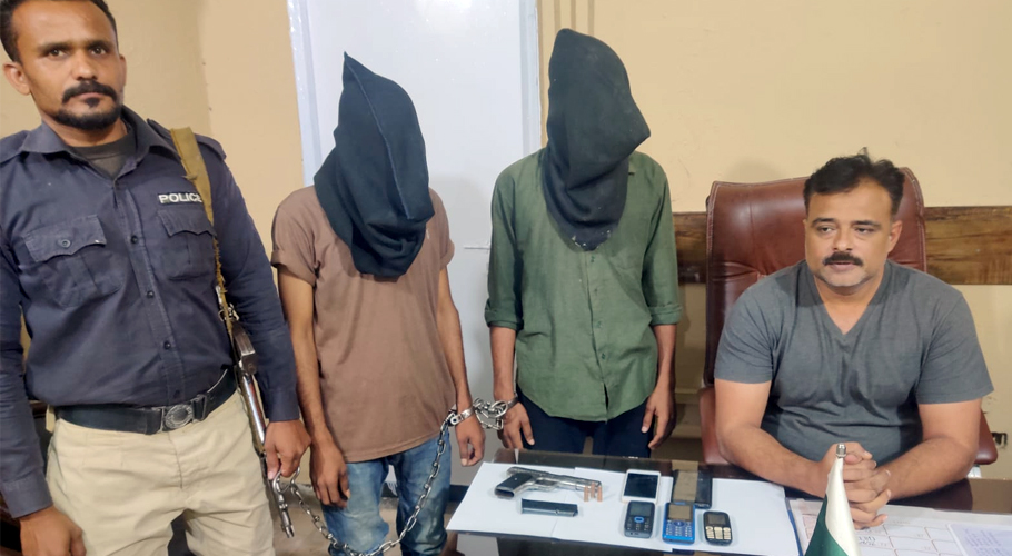 سرسید پولیس کی کارروائی، 2ڈکیت رنگے ہاتھوں گرفتار