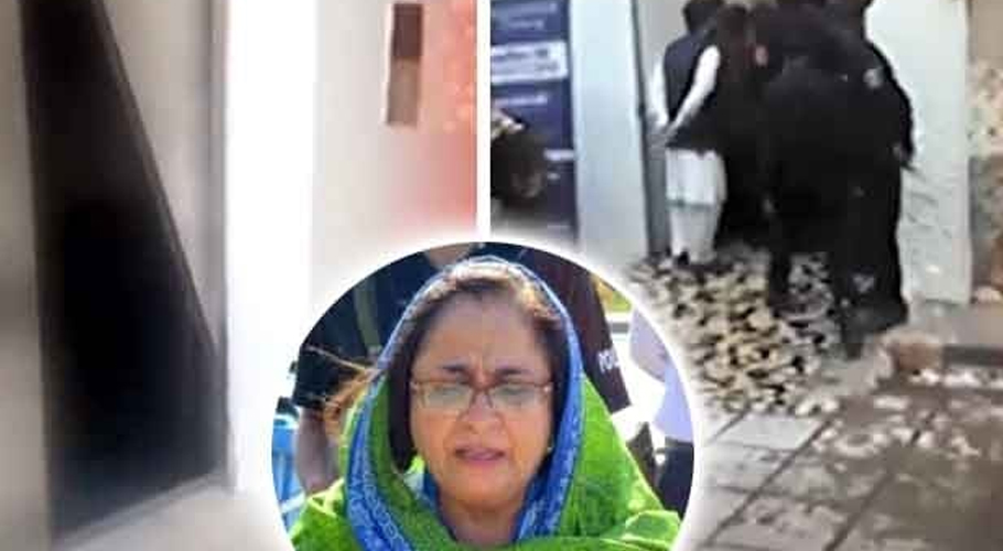 وزیر صحت سندھ ڈاکٹر عذرا فضل پیچوہو سول اسپتال کی لفٹ میں پھنس گئیں