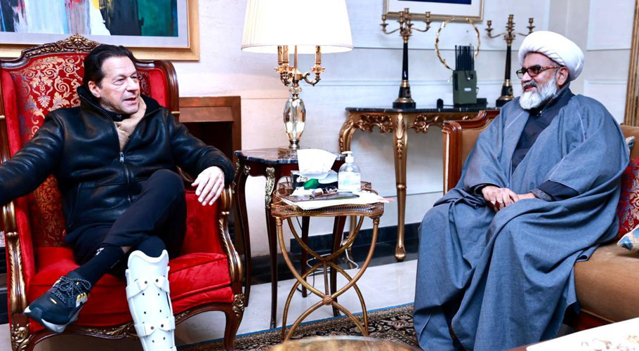 علامہ راجہ ناصر عباس کی عمران خان سے ملاقات، مکمل تعاون کی یقین دہانی