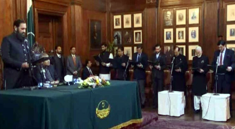 پنجاب کی نگراں کابینہ نے حلف اٹھالیا