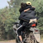 جوڑے کی موٹر سائیکل پر غیر اخلاقی حرکت کی ویڈیو سوشل میڈیا پر وائرل
