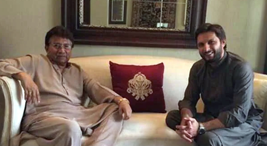 اللہ تعالی پرویز مشرف کے لیے آسانیاں پیدا کرے، شاہد آفریدی