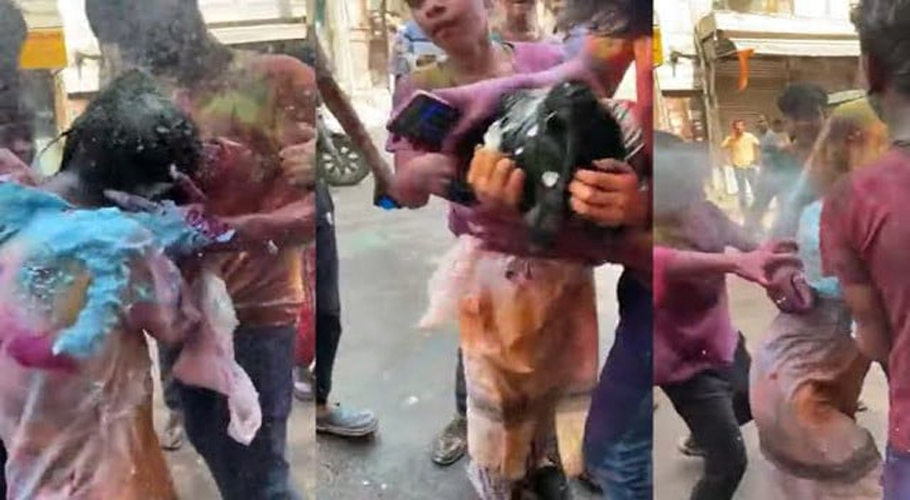 بھارت میں ہولی کے موقع پر جاپانی خاتون سیاح کو بھی نہ بخشا گیا