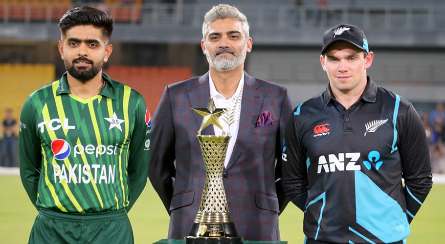 پاک نیوزی لینڈ ٹی ٹوئنٹی سیریز کی ٹرافی کی رونمائی، پہلا میچ کل ہوگا