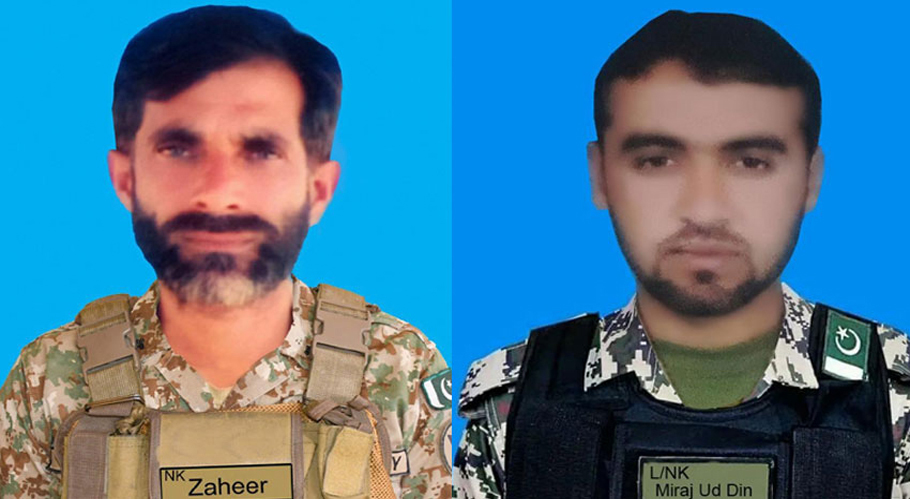 شمالی وزیرستان میں دہشت گردوں سے فائرنگ کا تبادلہ، 2جوان شہید