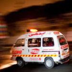 Five cops martyred as police mobile overturns in Hub