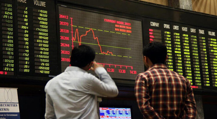 اسٹاک مارکیٹ میں 199پوائنٹس کی مندی