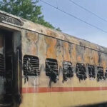 10 passengers died due to fire in the train