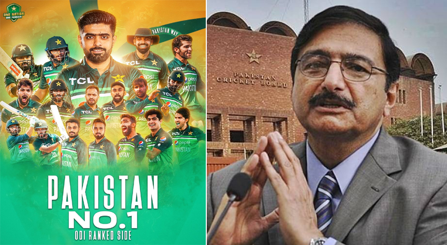 ون ڈے عالمی رینکنگ میں پہلی پوزیشن، ذکا اشرف کی پاکستان ٹیم کو مبارکباد