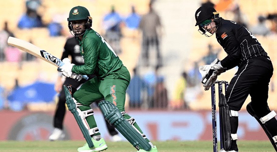 ورلڈ کپ 2023: بنگلادیش کا نیوزی لینڈ کو جیت کیلئے 246 رنز کا ہدف