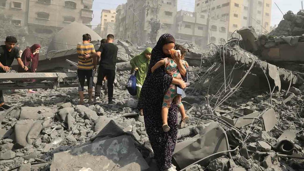 اسرائیلی جارحیت کا 35واں روز، شہداء کی تعداد 11 ہزار سے تجاوز کرگئی
