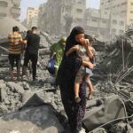 اسرائیلی جارحیت کا 35واں روز، شہداء کی تعداد 11 ہزار سے تجاوز کرگئی