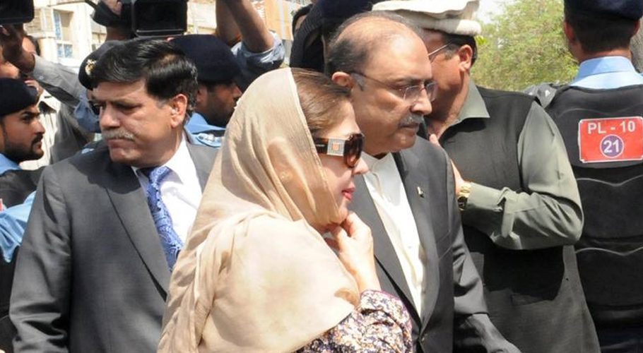 جعلی اکاؤنٹس کیس میں آصف زرداری اور فریال تالپور کو نوٹس