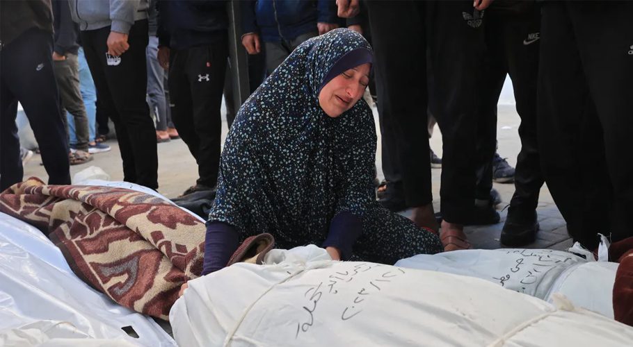 اسرائیلی فوج کی غزہ میں شدید بمباری ،مزید 165 فلسطینی شہید