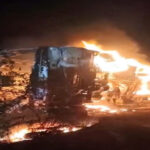 Five burned to death as oil-laden vehicles collide in Quetta