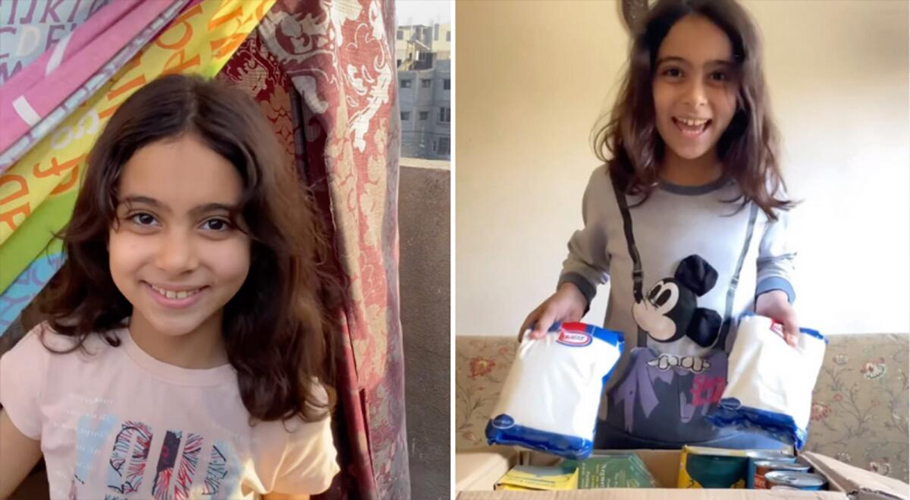 Gaza girl "finds peace" in making cooking videos amid Israel's bombings