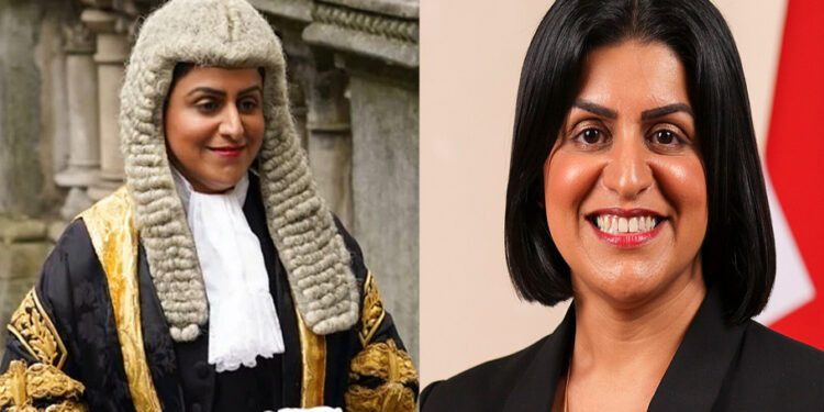 British-Pakistnai Shabana Mahmood makes history as 1st female Muslim Lord Chancellor of UK