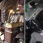 Karachi woman hits rickshaw after losing control of vehicle in DHA