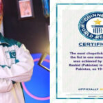 Pakistan’s Rashid Naseem sets five more Guinness World Records