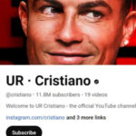 Ronaldo’s YouTube channel sets world record for most subscriptions in shortest time