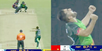 Tabraiz Shamsi Outfoxes Fakhar Zaman With Deceptive Flight In CPL