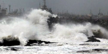 Arabian Sea Tropical Depression 1004Km south of Karachi