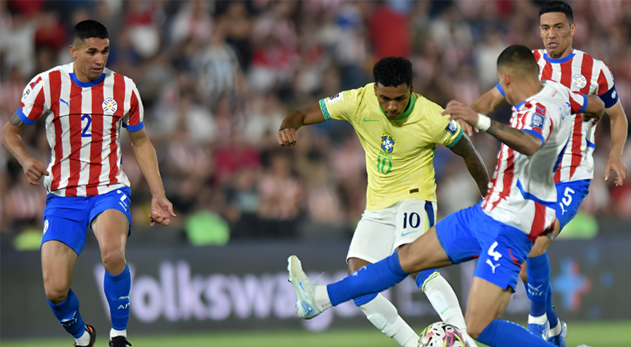 Diego Gomez’s strike gives Paraguay historic win over Brazil