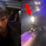 Drunk cop crashes police mobile van into footpath in Karachi