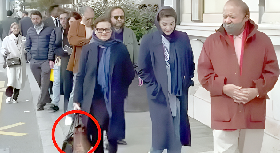 Social Media Erupts in Criticism Over Marriyum Aurangzeb Holding Maryam Nawaz’s Bag