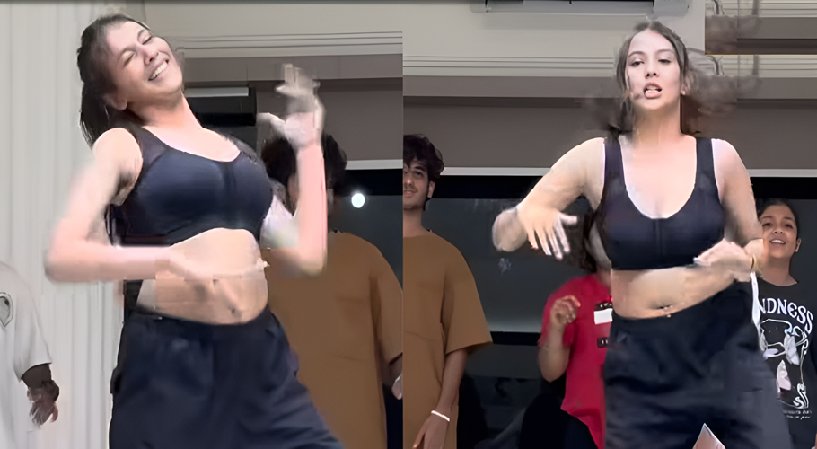 Girl's sizzling dance to 'Dil Luteya' sets fire on internet