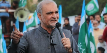 Roads not built, e-challans worth thousands issued: Hafiz Naeem