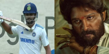 Nitish Kumar Reddy marks half-century with iconic ‘Pushpa’ celebration