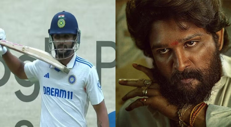 Nitish Kumar Reddy marks half-century with iconic ‘Pushpa’ celebration