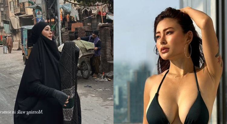 Famous adult actress Rae Lil Black wins hearts by wearing hijab during Pakistan visit