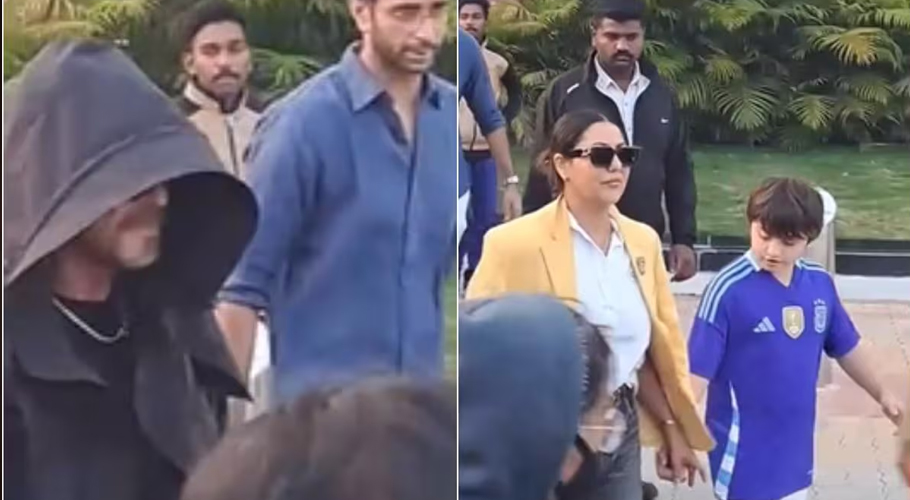 Shah Rukh Khan, Gauri Khan and AbRam join Ambani family in Jamnagar to celebrate New Year 2025