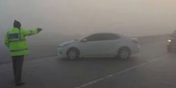 Motorway M-I closed due to dense fog