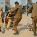 Punjab police cop assaults elderly man for crossing VIP route