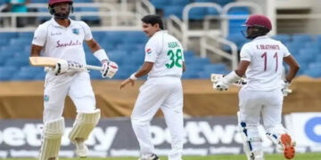 West Indies cricket team land in Pakistan for Test series