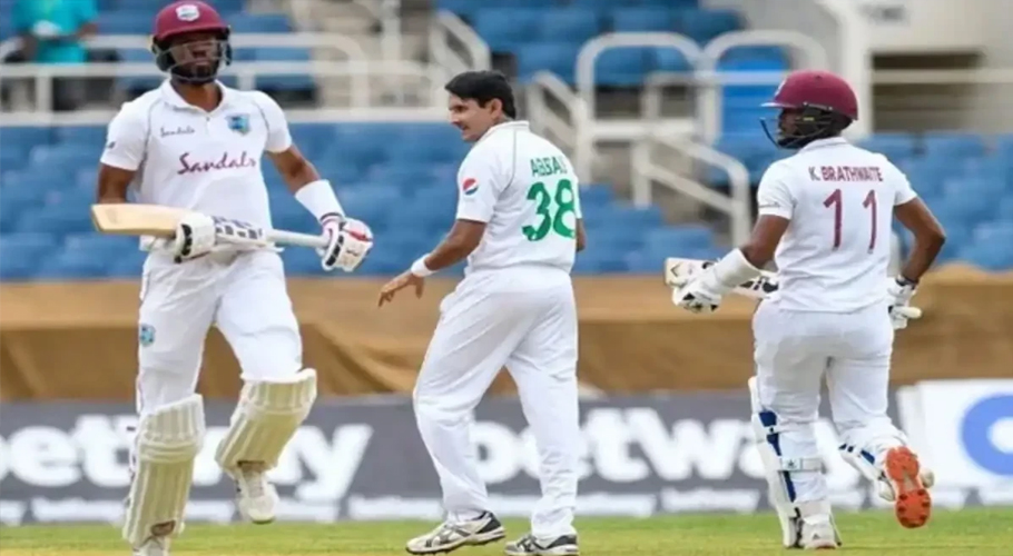 West Indies cricket team land in Pakistan for Test series